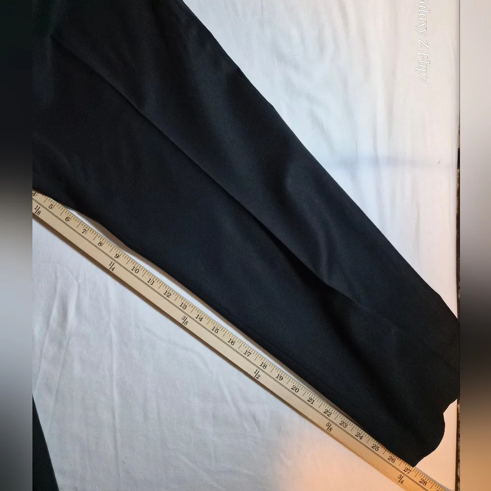 Talbots Windsor Italian Flannel Black Trousers Size 14P Petites - Picture 9 of 10